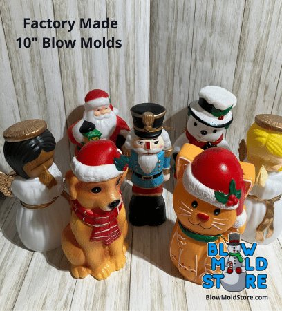10" Factory Made Tabletop Blow Molds (New) - Blow Mold Store