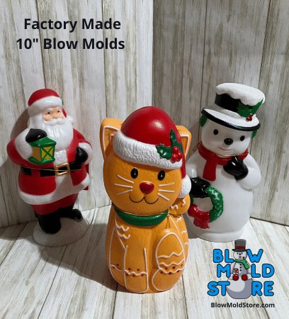 10" Factory Made Tabletop Blow Molds (New) - Blow Mold Store