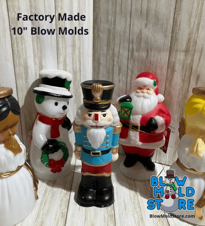 10" Factory Made Tabletop Blow Molds (New) - Blow Mold Store