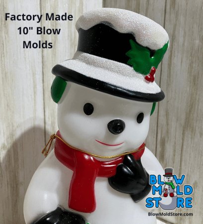 10" Factory Made Tabletop Blow Molds (New) - Blow Mold Store