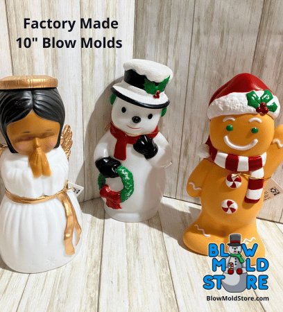 10" Factory Made Tabletop Blow Molds (New) - Blow Mold Store