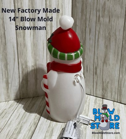 14" Factory Made Snowman Blow Mold (New) - Blow Mold Store