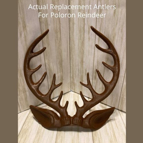 Antlers for Poloron Blow Mold - Santa's 36" Large Illuminated Reindeer - Blow Mold Store