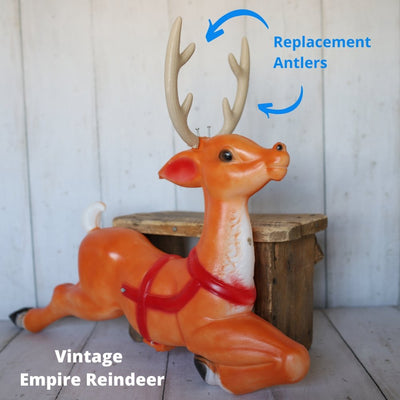 Antlers for Santa's Reindeer and Giant Reindeer Blow Mold (General Foam & Empire) - Blow Mold Store