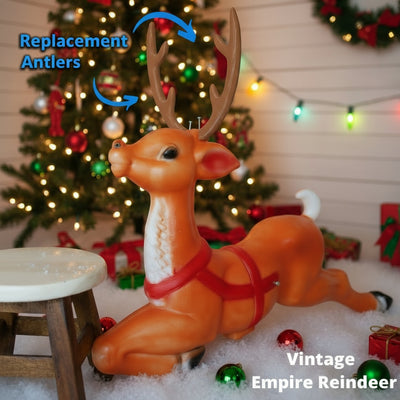 Antlers for Santa's Reindeer and Giant Reindeer Blow Mold (General Foam & Empire) - Blow Mold Store