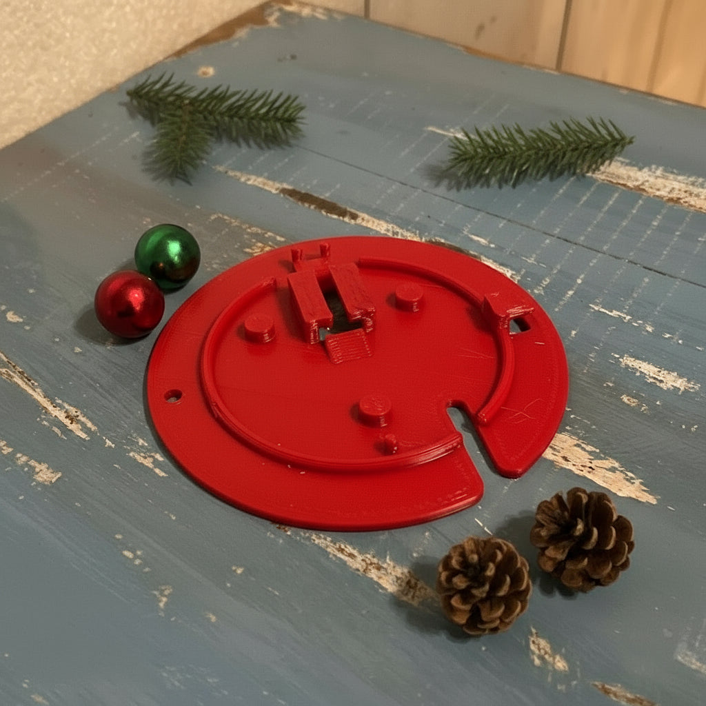 Back Plate Medium Base Light Cord Cover Socket for General Foam Blow Mold - Blow Mold Store