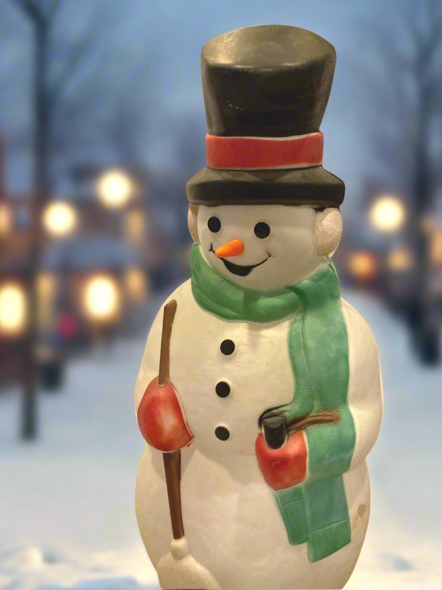 Blow Mold Replacement Carrot Nose for a 40" Snowman from Empire or General Foam - Blow Mold Store