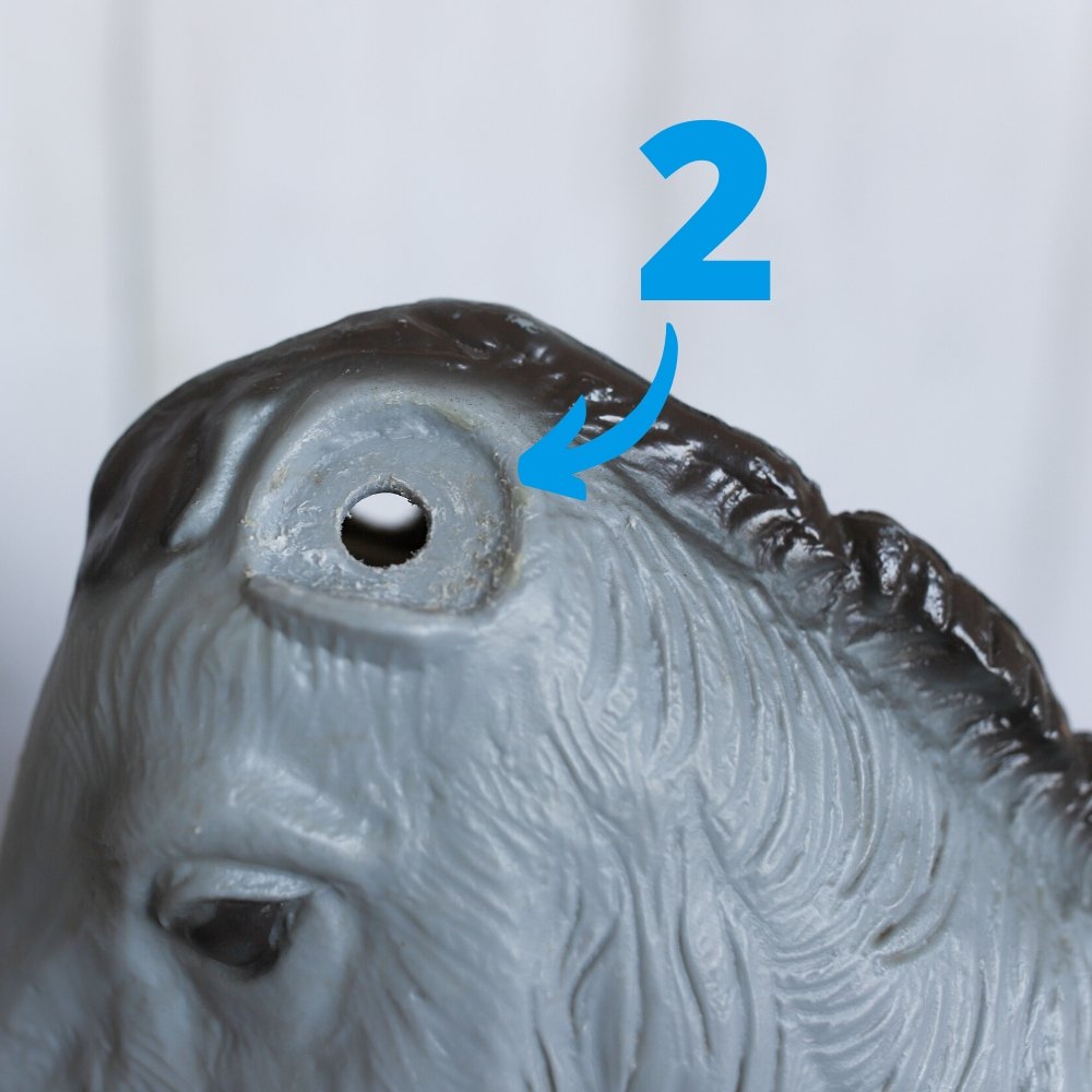 Ears For Nativity Donkey Blow Mold from TPI - Blow Mold Store