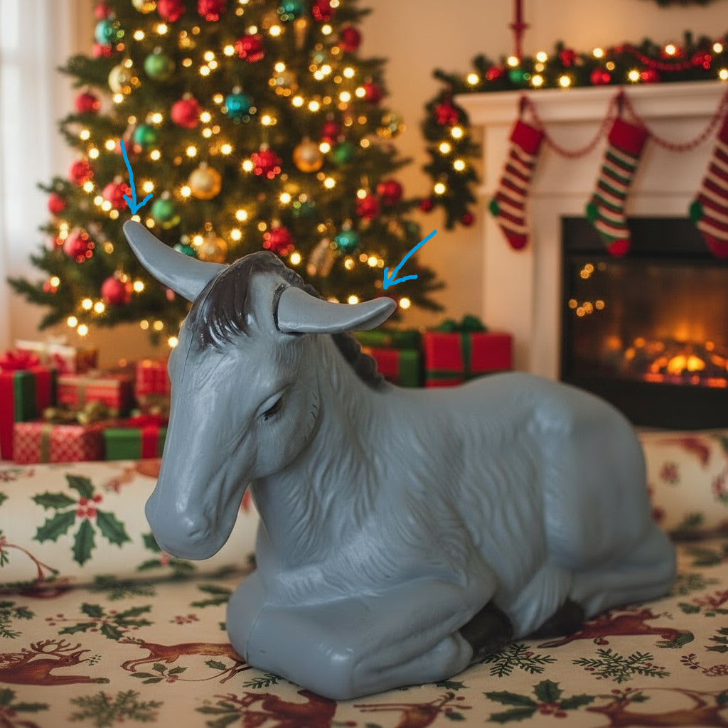 Ears For Nativity Donkey Blow Mold from TPI - Blow Mold Store