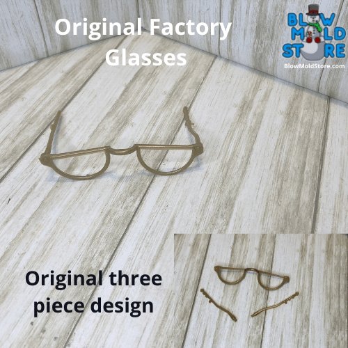 Factory Mrs Claus & Santa Blow Mold Glasses Santa's Best & General Foam - Blow Mold Store