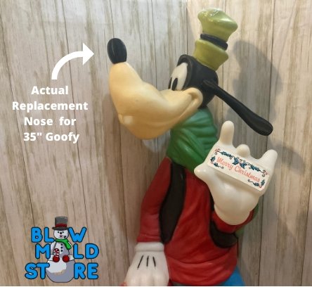 New Replacement Nose for Santa's Best Goofy Blow Mold - Blow Mold Store