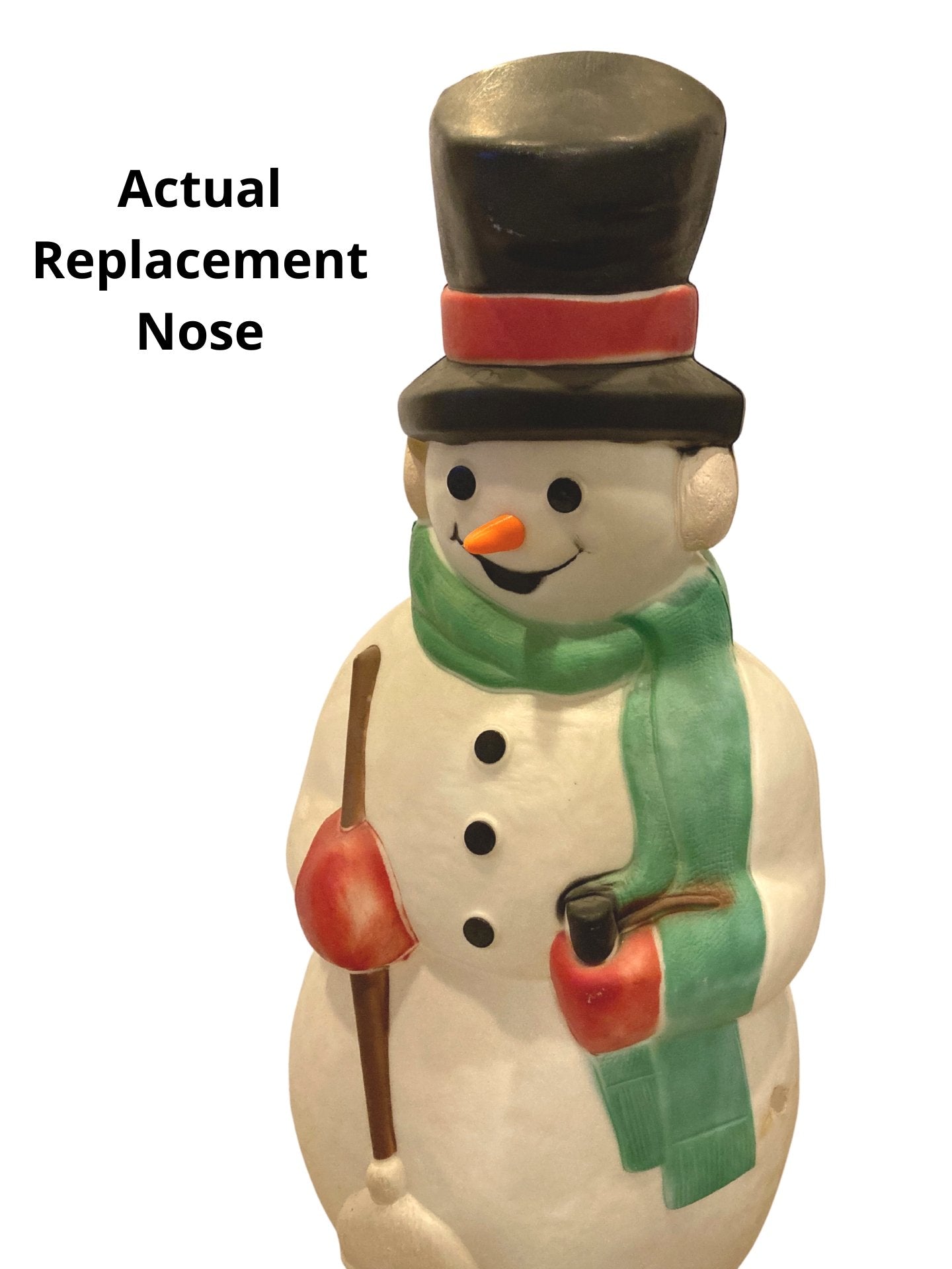 Replacement Blow Mold Snowman Eyes/Buttons for Snowman Blowmold - Blow Mold Store