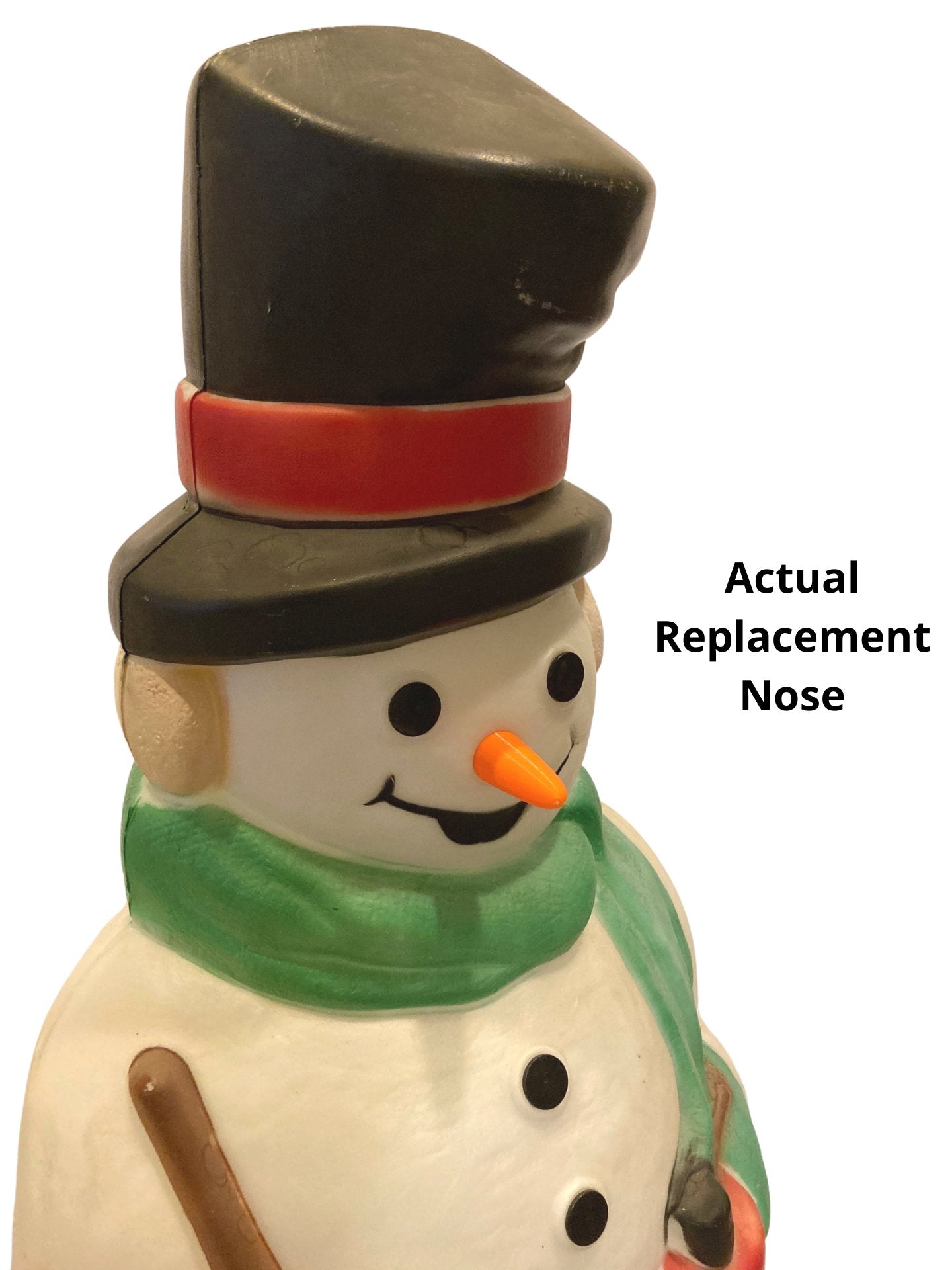 Replacement Blow Mold Snowman Eyes/Buttons for Snowman Blowmold - Blow Mold Store