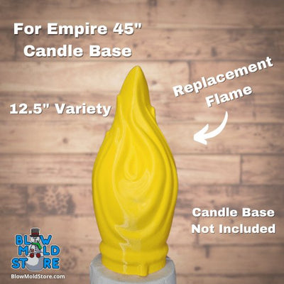 Replacement Candle Flame for 45" Blow Mold NOEL Candle from Empire - Blow Mold Store