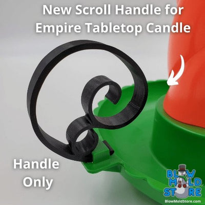 Replacement Scroll Handle for 17" Blow Mold Tabletop Candle Empire - Blow Mold Store