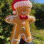 Christmas 2025 24” Gingerbread Man Blow Mold, With Santa Red Hat, Brand New