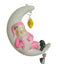 Sleeping Santa On The Moon With List Christmas Home Holiday Decor Blow Mold 22.5”