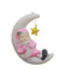 Sleeping Santa On The Moon With List Christmas Home Holiday Decor Blow Mold 22.5”