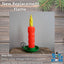 6" Spiral Replacement Candle Flame for 17" Blow Mold Tabletop Candle Empire - Blow Mold Store