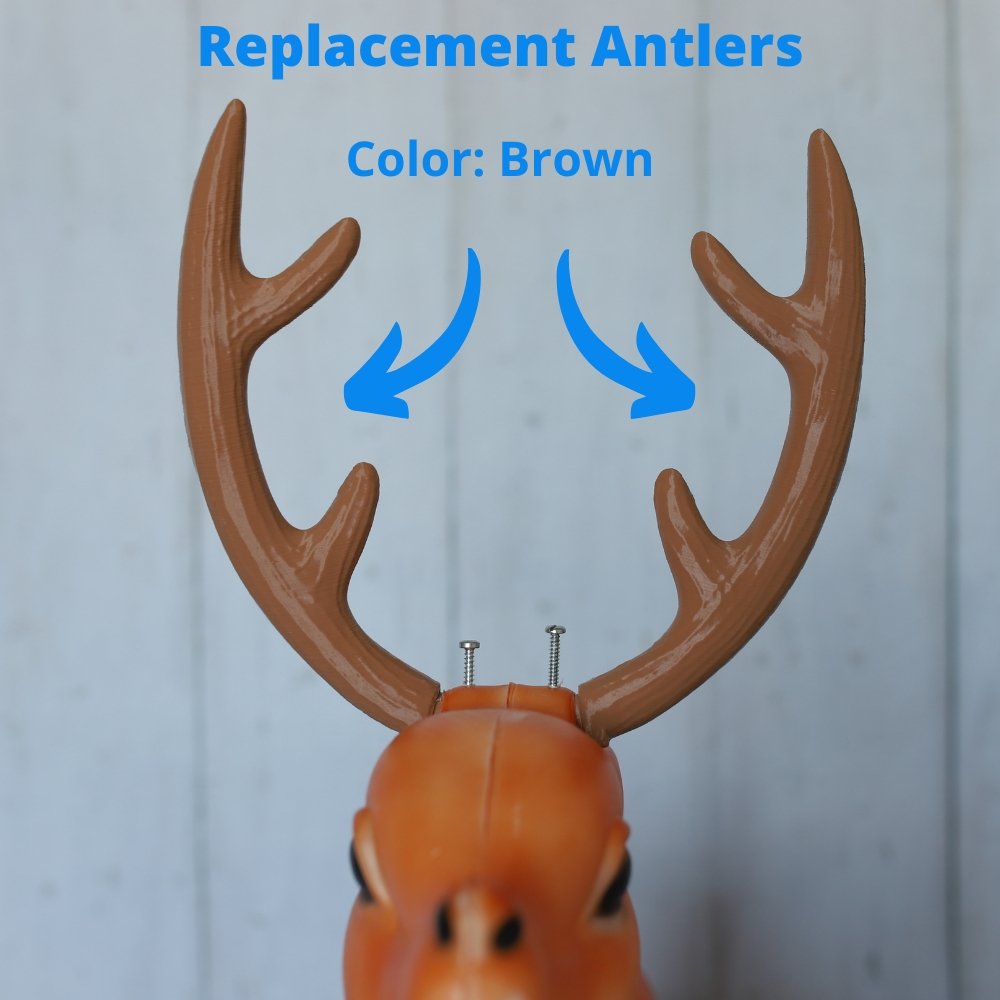 Antlers for Santa's Reindeer and Giant Reindeer Blow Mold (General Foam & Empire) - Blow Mold Store