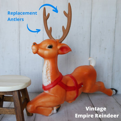 Antlers for Santa's Reindeer and Giant Reindeer Blow Mold (General Foam & Empire) - Blow Mold Store