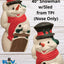 Blow Mold Carrot Nose Replacement for 40" Snowman with Sled from TPI - Blow Mold Store