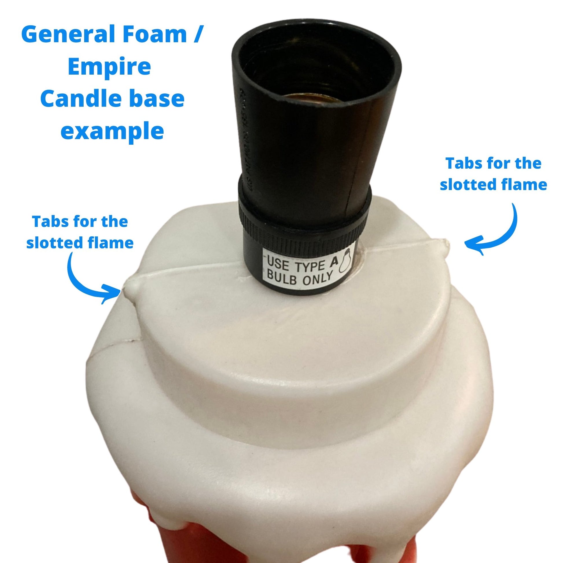 Candle Flame for 38" Empire or General Foam Noel Candles - Blow Mold Store