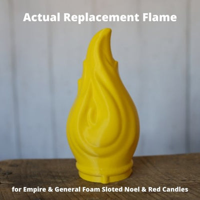 Candle Flame for 38" Empire or General Foam Noel Candles - Blow Mold Store