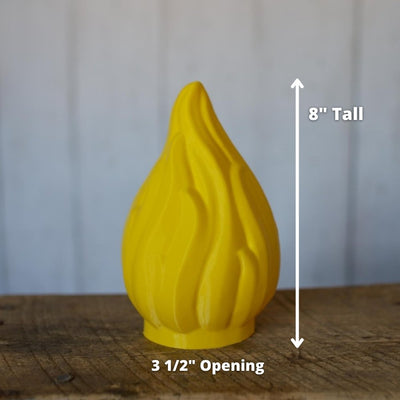 Candle Flame for Poloron 38" Standing Candles (also Holiday Innovations) - Blow Mold Store
