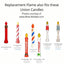 Candle Flame for TPI 38" and 36" Union Noel Candles - Blow Mold Store