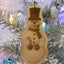 Empire Blow Mold Snowman w/ Pipe Ornament - Blow Mold Store