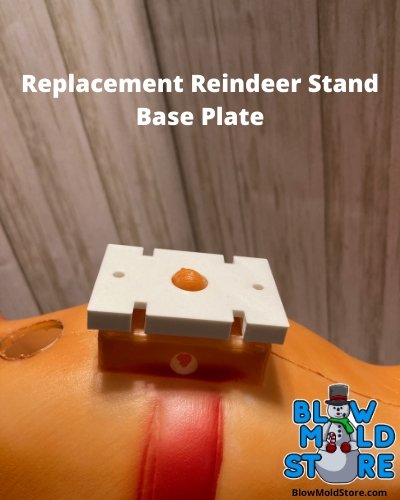 General Foam Empire Blow Mold Reindeer Stands Mounting Base Plate - Blow Mold Store
