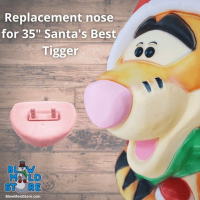 New Replacement Nose for Santa's Best 35" Large Tigger Blow Mold - Blow Mold Store