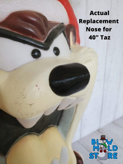 New Replacement Nose for Santa's Best Taz Tasmanian Devil Blow Mold - Blow Mold Store