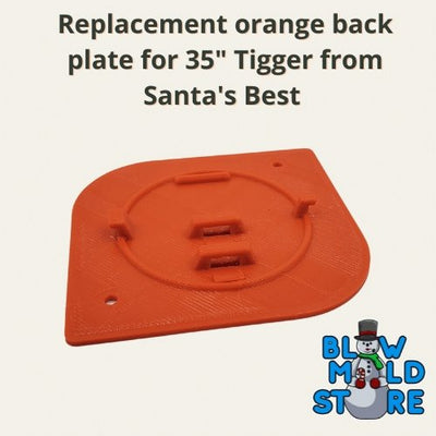 Replacement Back Plate Light Plate for Santa's Best Blow Molds - Blow Mold Store