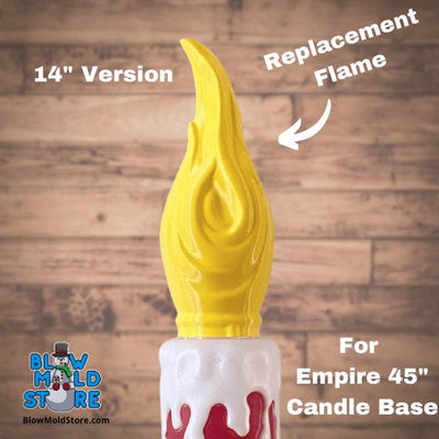 Replacement Candle Flame for 45" Blow Mold NOEL Candle from Empire - Blow Mold Store