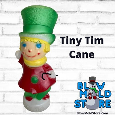 Replacement Cane for Tiny Tim Blow Mold Empire - Blow Mold Store
