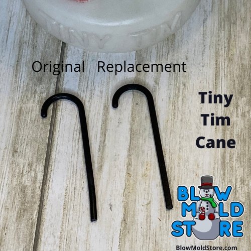 Replacement Cane for Tiny Tim Blow Mold Empire - Blow Mold Store