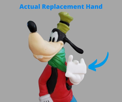 Replacement Hand & Sticker for Santa's Best 35" Goofy Disney Character Blow Mold - Blow Mold Store