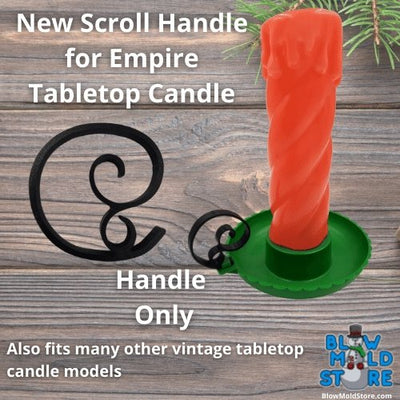 Replacement Scroll Handle for 17" Blow Mold Tabletop Candle Empire - Blow Mold Store